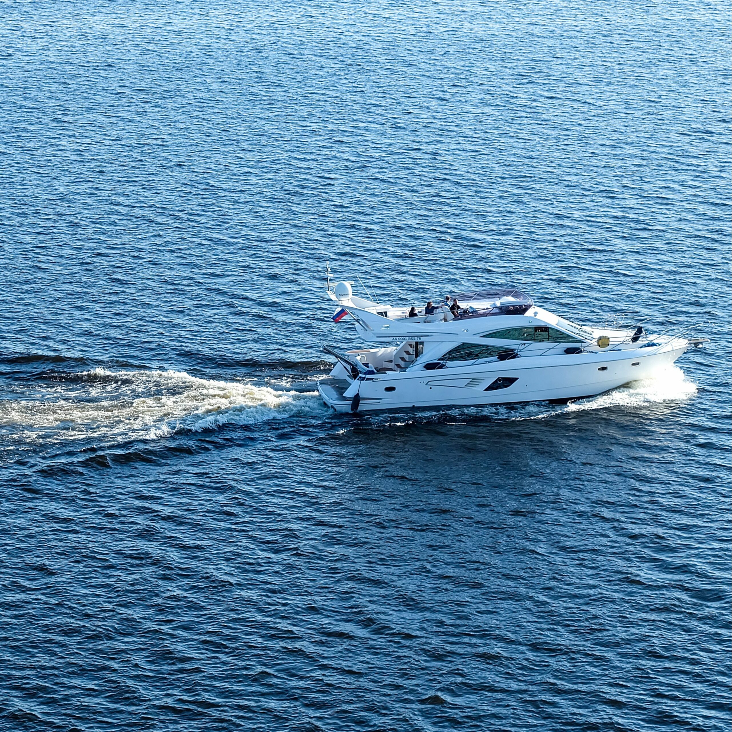 Rental boat with skipper